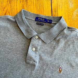 Polo XXL Mens Grey Prima Soft Touch Collard Shirt